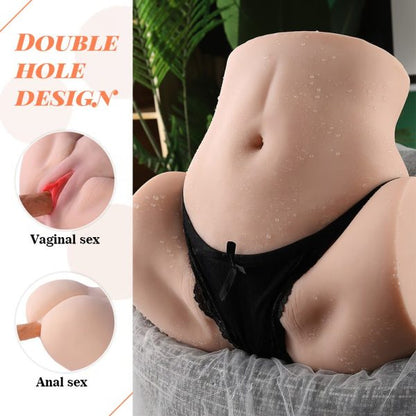 KINKLOVE Realistic Masturbator with sweet and soft Dual Channels