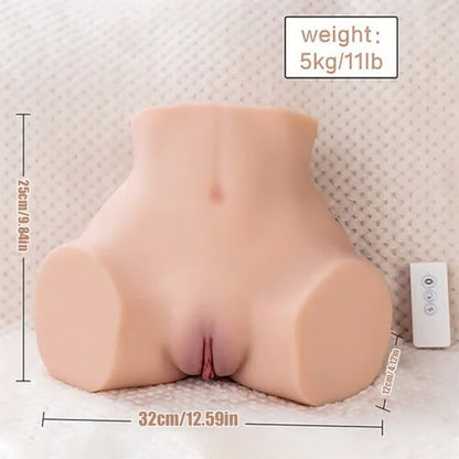 Butt Lifelike Masturbator with 3 Vibration Speeds 5 Modes of Suction