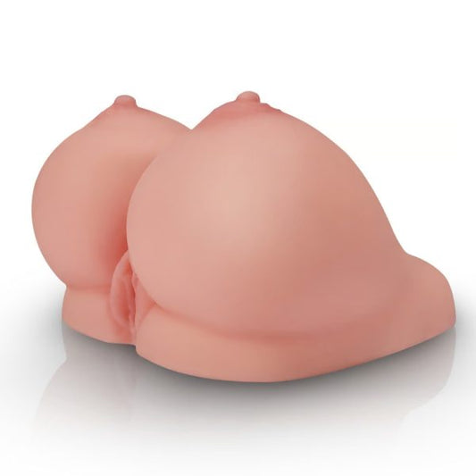 KINKLOVE Male Masturbator Sex Doll with Textured Inner Vagina Realistic Boobs 3D Pussy Ass
