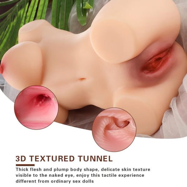 KINKLOVE Masturbator Realistic Adult Toys with 3D Particles and Textures Inside the Vagina and Tight Anus