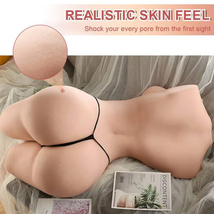 KINKLOVE Realistic Masturbator Life-size with Voluptuous and Supple Breasts Round and Ample Butt
