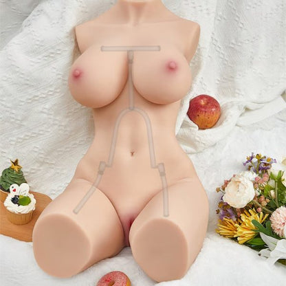 Realistic Doll Masturbator with Perfect Proportions Soft and Full Breast Moist and Passionate Derriere