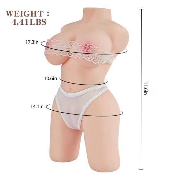 Male Masturbator Mini Sex Doll with Lifelike E-cup