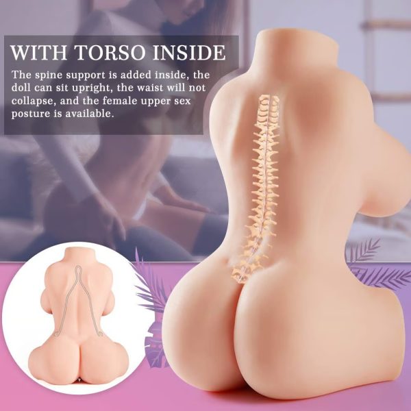KINKLOVE 3 in 1 Sex Doll Male Masturbator with Extremely Realistic Vagina Anus and Breasts