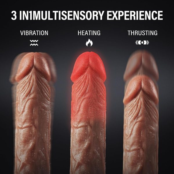 Solo Dual Thrusting Vibrator 10 Thrusting 10 Vibrating