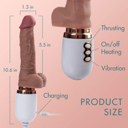 Piston Love Vibe Heating and 10 Vibrations
