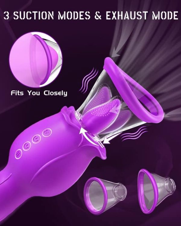 Rose Love Vibe 7 Tongue Licking 3 Thrusting