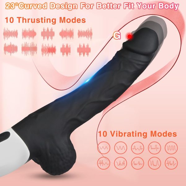 Piston Thrusting Love Machine Vibe 10 Vibrating Thrusting Modes