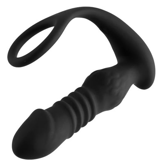 Big Explorer Penis Ring Anal Sphincter Toy 10 Thrusting Vibrating