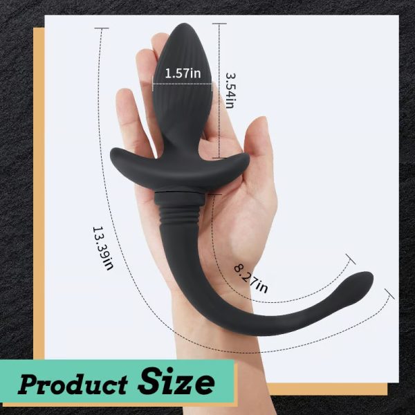 KINKLOVE Wagging Tail 10 Vibrating Anal Toy