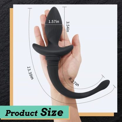 KINKLOVE Wagging Tail 10 Vibrating Anal Toy