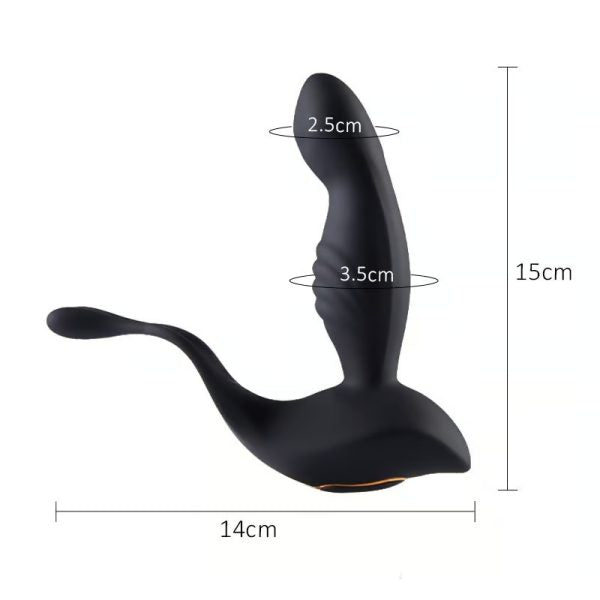 KINKLOVE Wavy 10 Vibrating Heating Anal Sphincter Toy