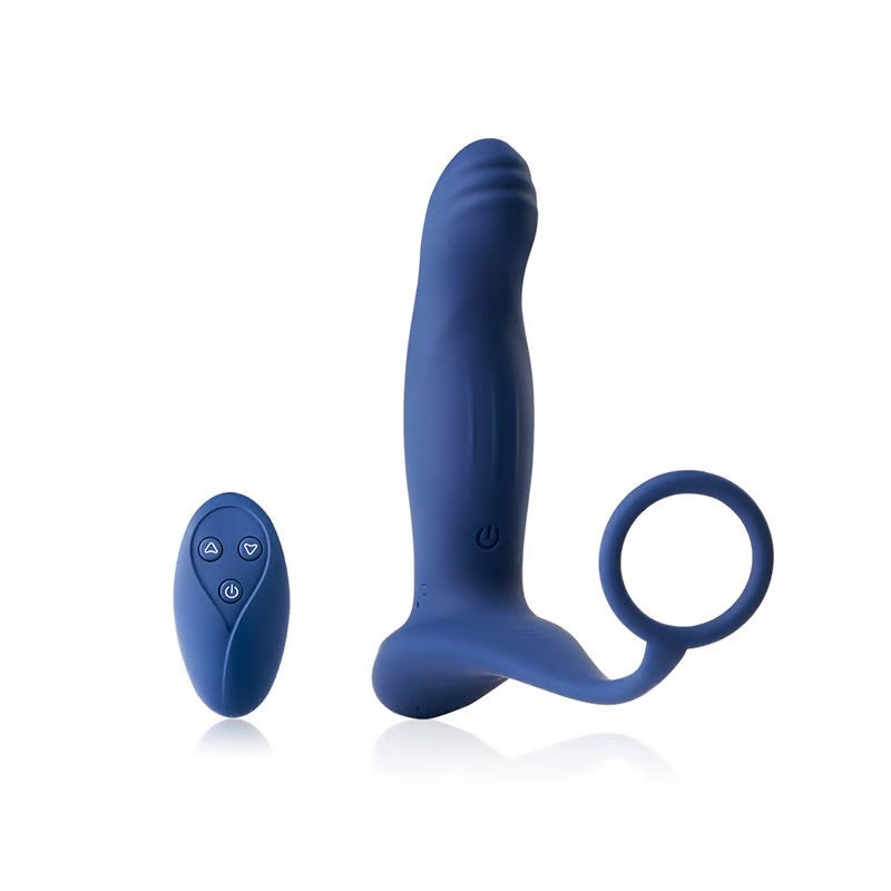 MAN Pleasure Wearable Anal Vibrator With Cock Ring
