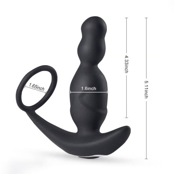 Satisfying 360° rotation Bead Anal Dildo