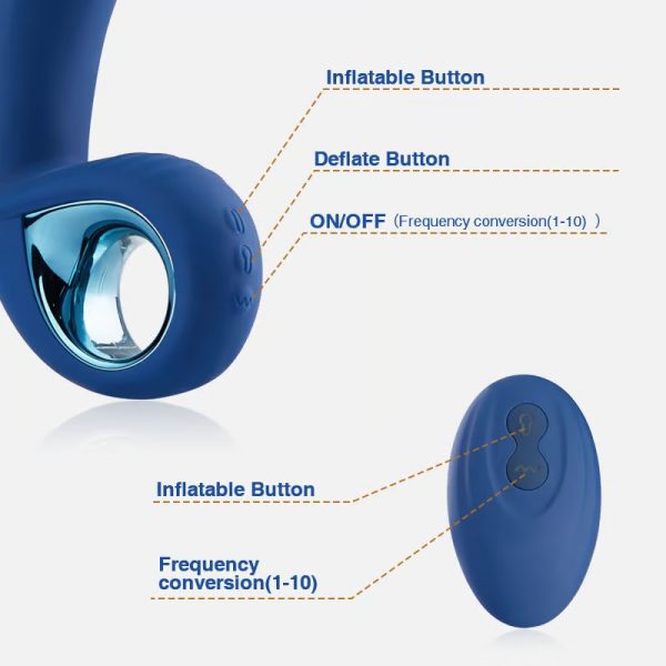 Bomb Ring Shaped Prostate Massager