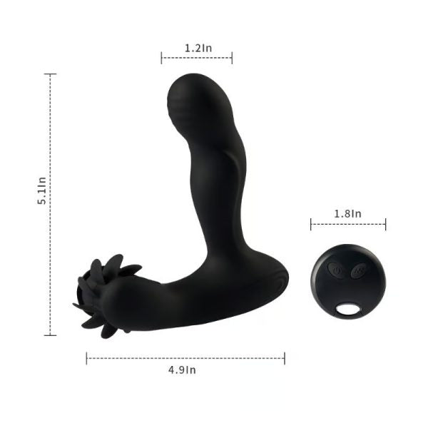 KINKLOVE Swirly Tongue Licking Multiple Stimulator