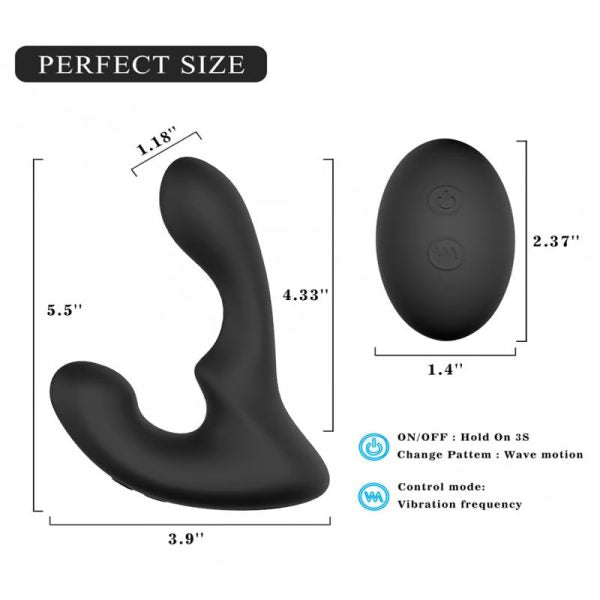 KINKLOVE Wave Motion Vibrating P Spot Massager