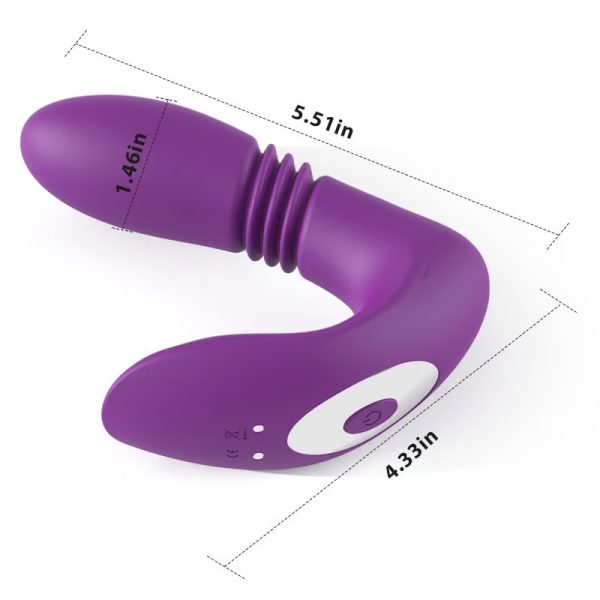 Love Asisa Penis Anal Sphincter Toy 12 Vibrating 3 Thrusting