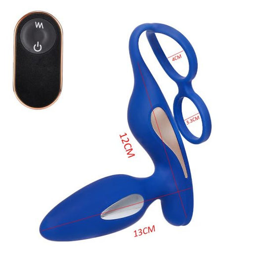 Milking Fantasy Cock Ring Anal Vibrator