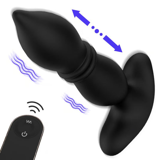 KINKLOVE Pointy Head 9 Thrusting Vibrating Anal Sphincter Toy