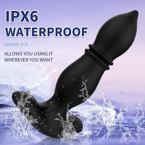 KINKLOVE Pointy Head 9 Thrusting Vibrating Anal Sphincter Toy