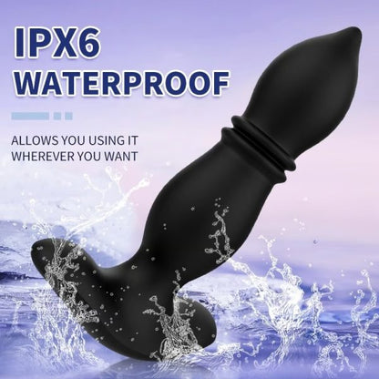 KINKLOVE Pointy Head 9 Thrusting Vibrating Anal Sphincter Toy