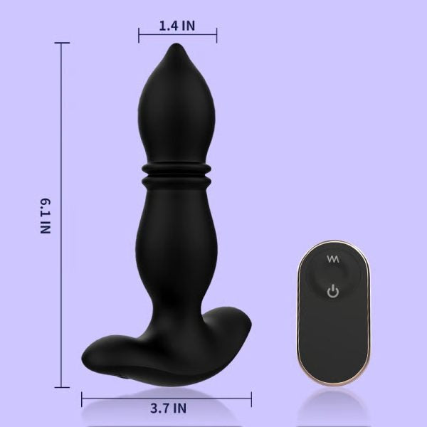 KINKLOVE Pointy Head 9 Thrusting Vibrating Anal Sphincter Toy