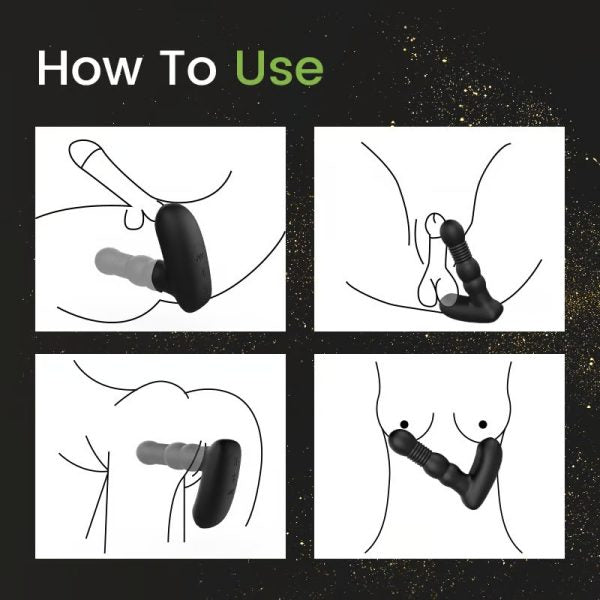 P-spot MAX Thrusting Heating Prostate Massager