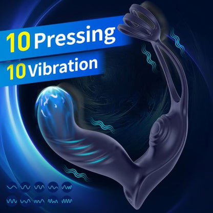 KINKLOVE Atom 10 Pressing 10 Vibrating Prostate Massager Anal Toy