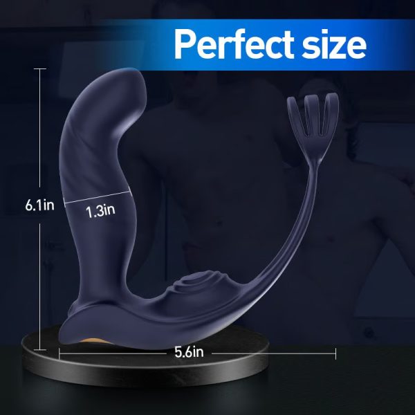 KINKLOVE Atom 10 Pressing 10 Vibrating Prostate Massager Anal Toy
