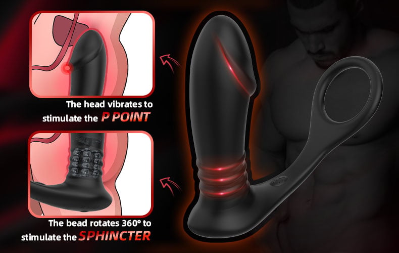 KINKLOVE Glans 5 Vibrating Anal Sphincter Toy