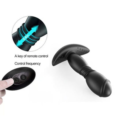 KINKLOVE Laska 10 Vibrating 7 Thrusting Prostate Anal Stimulator