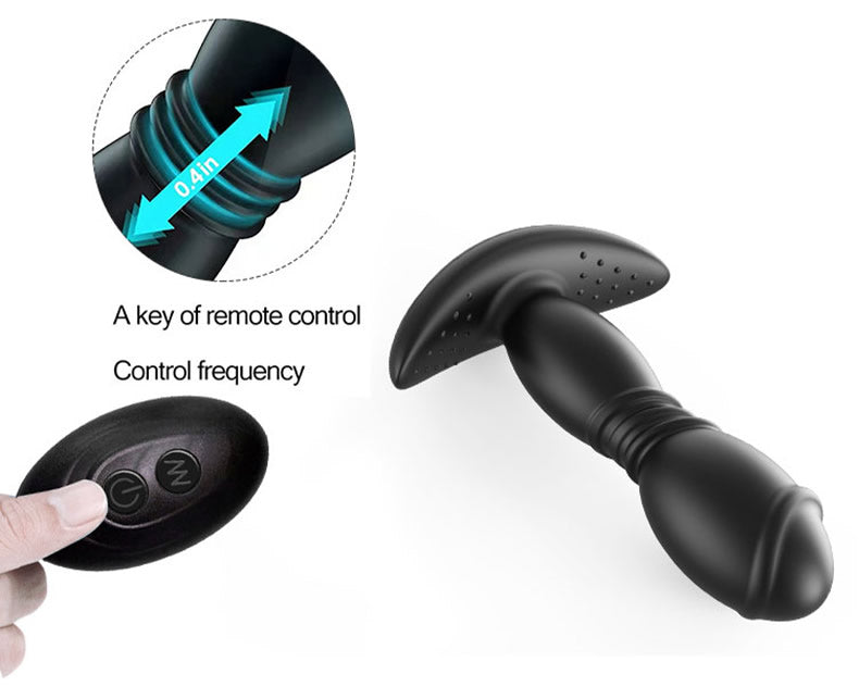 KINKLOVE Laska 10 Vibrating 7 Thrusting Prostate Anal Stimulator