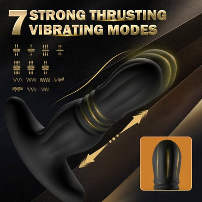 KINKLOVE Spiral Head 7 Thrusting Vibrating Anal Vibrato