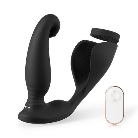 LOVE SEA Horse 9 Vibrating Cock Ring Anal Dildo