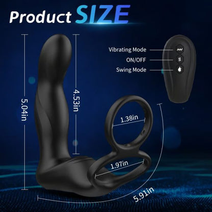 G-Spot PLUS 9 Vibrating Cock Ring Anal Vibe