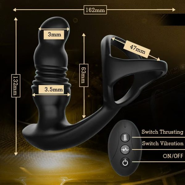 Fire Vive 3 Thrusting 7 Vibrating Anal Stimulator