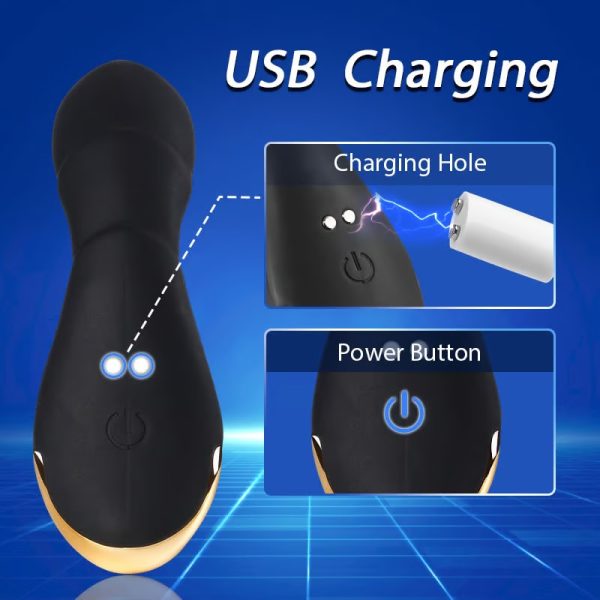 Jimmy 8 Vibrating Thrusting Remote Prostate Massager