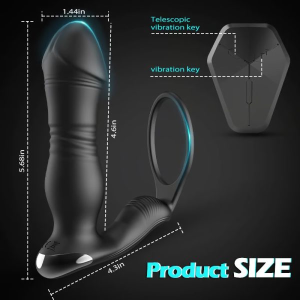 KINKLOVE Devine 8 Thrusting Vibration Prostate Anal Stimulator
