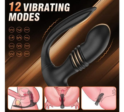 KINKLOVE Adam Thrusting Vibrating Dual Probe