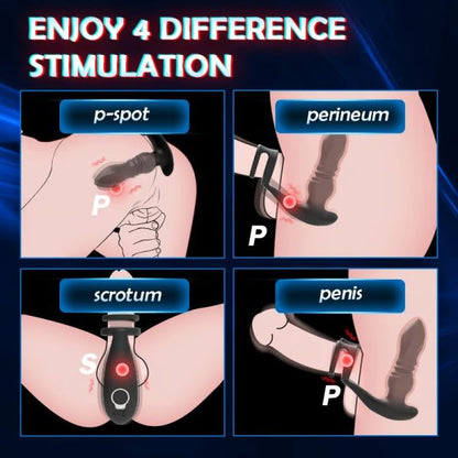 KINKLOVE Teeter 7 Thrusting Dual Ring Prostate Massager