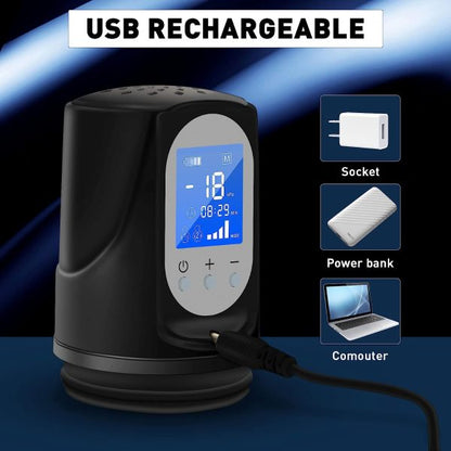 Instant Boost Penis Pump with 2 Modes 4 Suction Intensities and Bonus Accessories