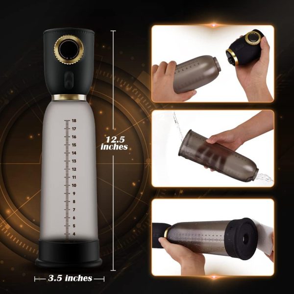 Electric Penis Enlargement Pump 6 Training 5 Suction Intensities 3 Quick Deflation Methods