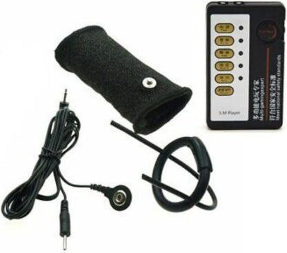Male Electric Shock Power Box Kit 3 Modes Adjustable Strength