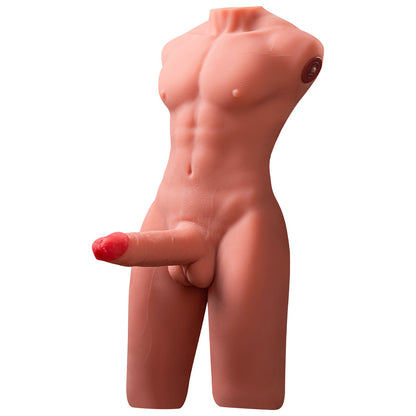 Full Torso Male Sex Doll 4 Thrusting Vibrating 17.63 lb