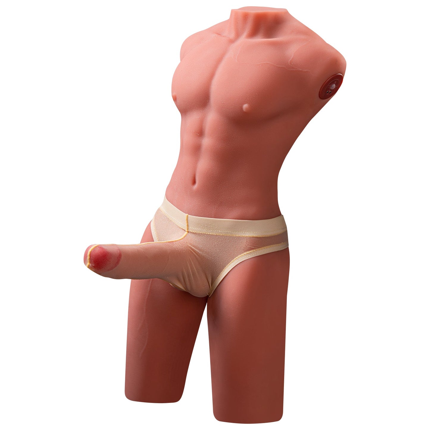 Full Torso Male Sex Doll 4 Thrusting Vibrating 17.63 lb