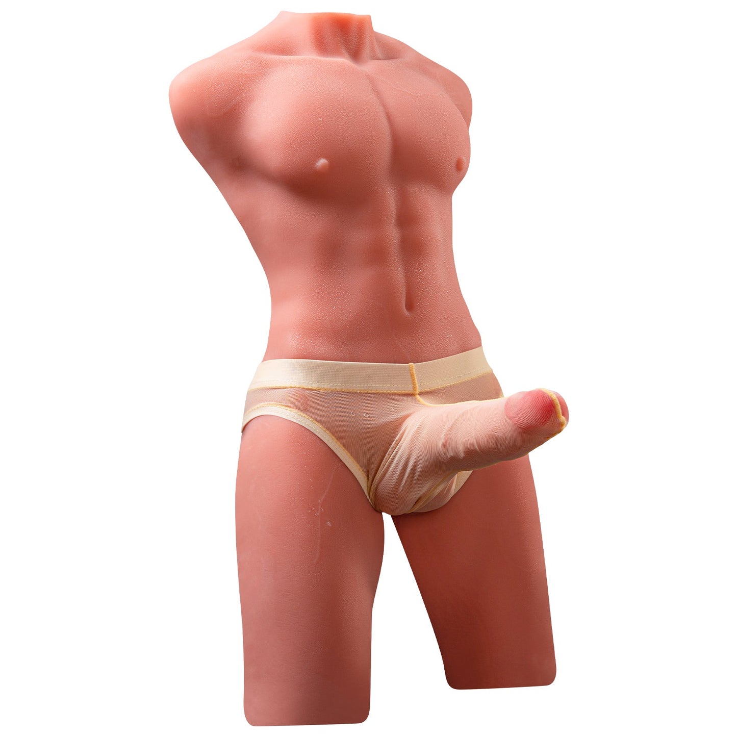 Full Torso Male Sex Doll 4 Thrusting Vibrating 17.63 lb