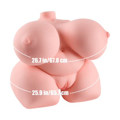 Vania BBW Torso Hantai Sex Doll with Huge Tits Big Ass 11.19lb