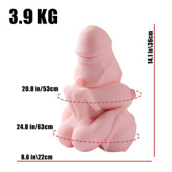 Arrow Huge Dick Futa Hentai Sex Doll with Six Channels 8.6lbs