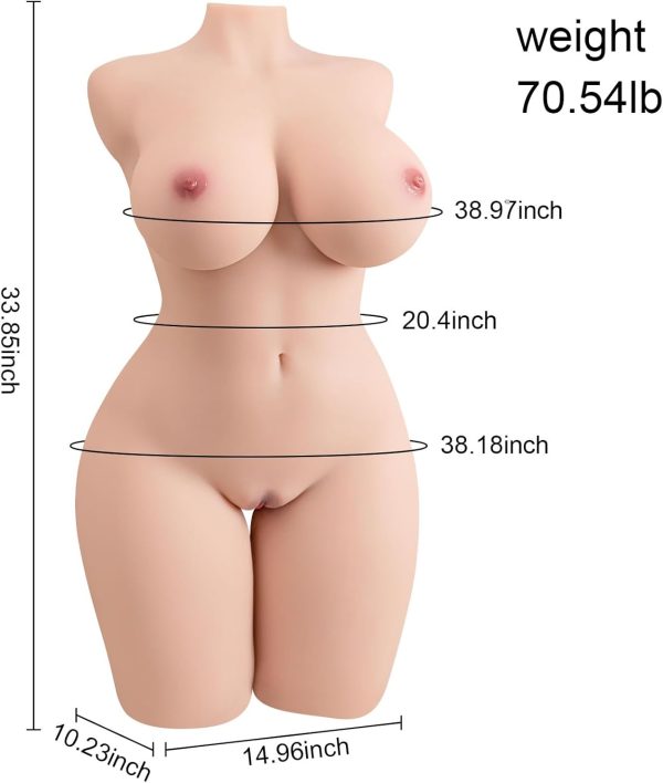 Auto Telescoping Huge Tits Sex Doll 71LB